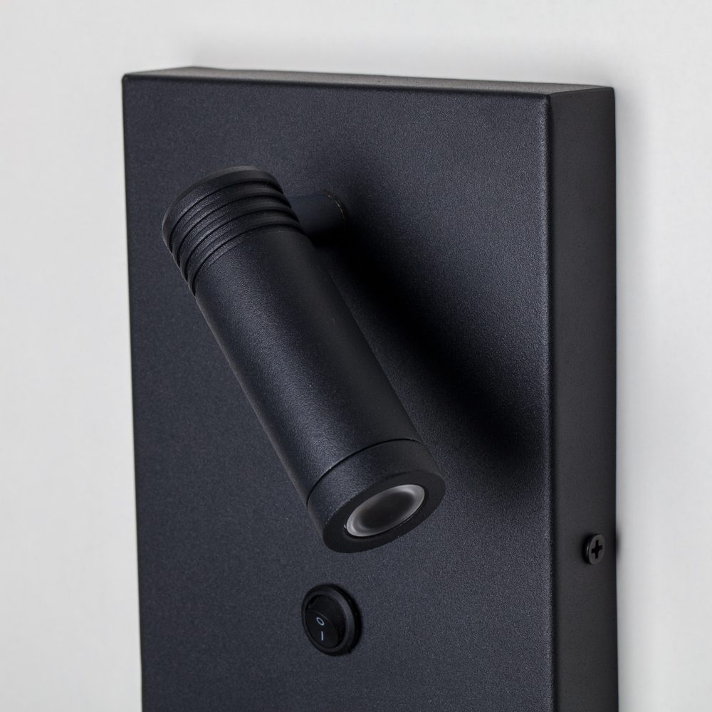 808527 Бра MURO 3W LED 240LM ЧЕРНЫЙ 3000K