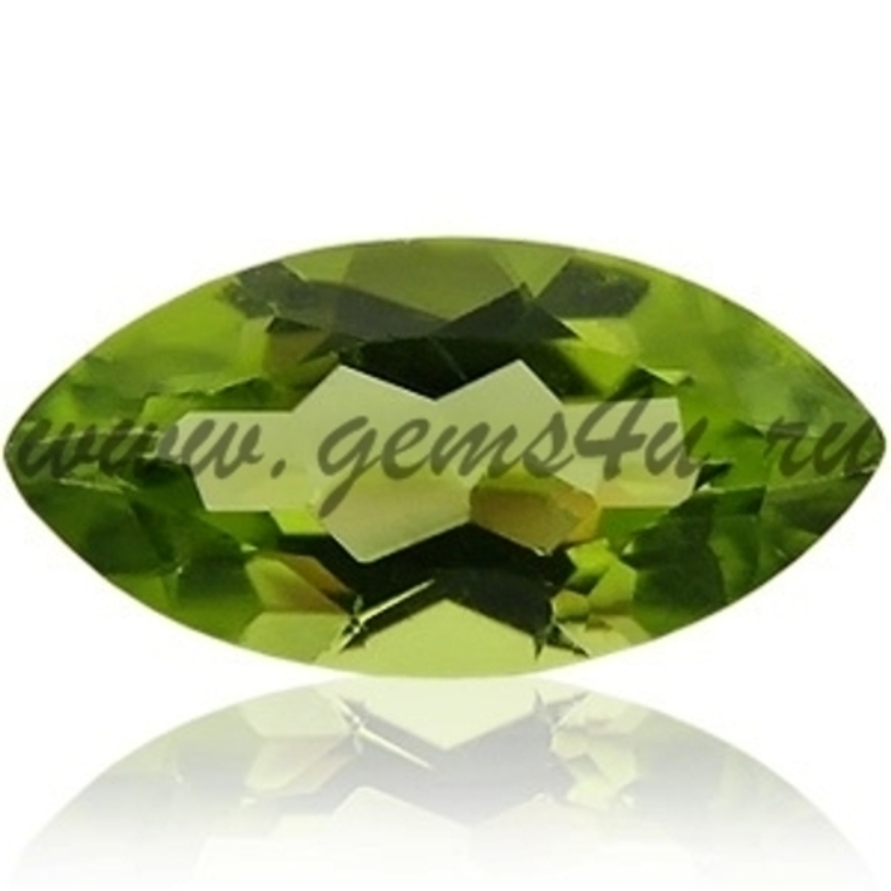 Перидот (маркиз 6.00 х 3.00 мм)