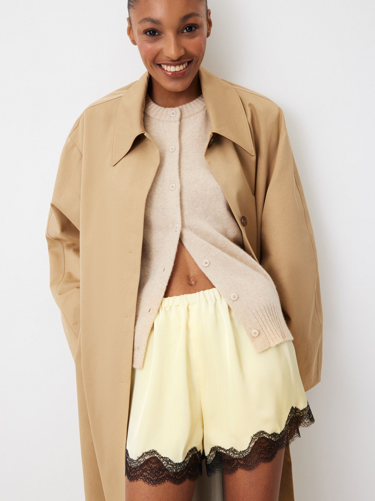 Шорты в пижамном стиле «Неспешное утро»