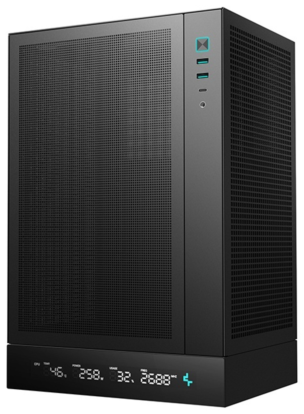 Корпус Deepcool CH170 DIGITAL BK черный
