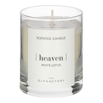 Свеча ароматическая the olphactory, heaven, white lotus (новая), 40 ч