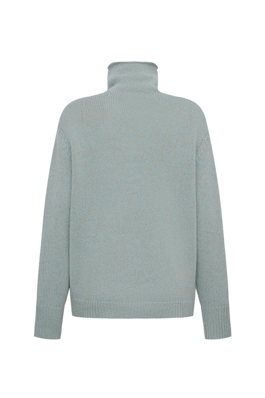 Кашемировая водолазка с люрексом