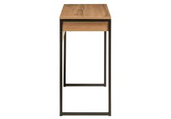 Письменный стол Лео Лофт 85х39х75 дуб вотан / матовый черный