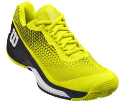 Мужские кроссовки теннисные Wilson Rush Pro 4.0 Clay M - sulphur spring/black/white