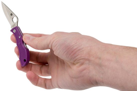 Складной нож Spyderco Ladybug LPRP3 c клинком из стали VG-10, рукоять FRN