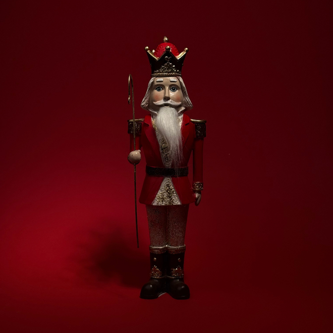 Сувенир Щелкунчик (полирезин), Н30,5х9,5х7см, в асс., красный