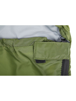 Спальный мешок-одеяло с капюшоном TauMANN Scout #R (молния справа), Подушка и компрессионный мешок в комплекте