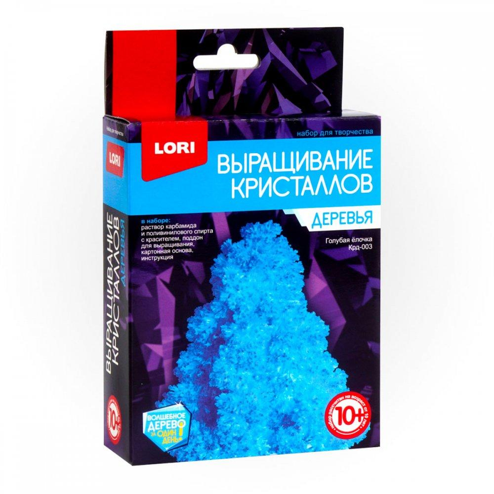Выращивание кристаллов "Деревья.Голубая ёлочка" (Lori)