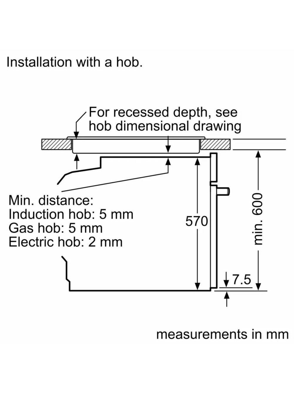 Электрический духовой шкаф Bosch HJG852YW0T, 60 см, 66 л, 8 режимов, гриль, традиционная очистка