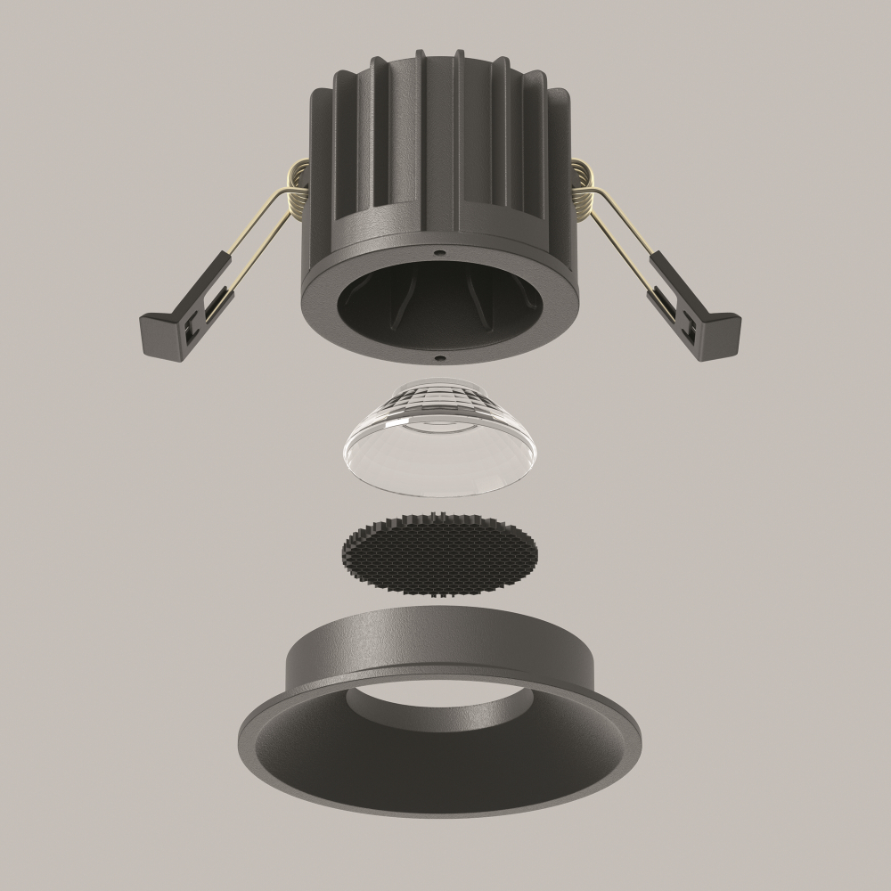 Встраиваемый светильник Technical DL058-12W3K-B