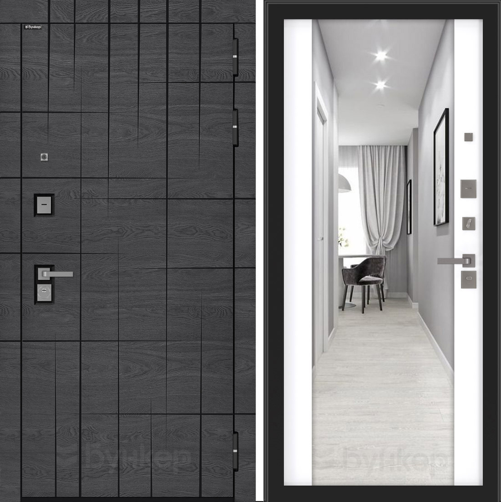 Дверь Входная Бункер BN-09 ФЛЗ-1  Белый софт, металлическая