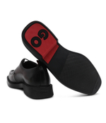 Кожаные дерби iker_derb_ltap HUGO - черный(50517189)