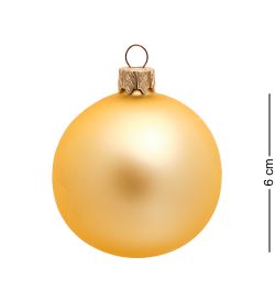 НФШ-1006/1 Ел. украшение Шар «Дед Мороз с овечкой» 65 мм