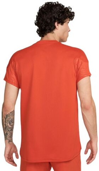 Мужская теннисная футболка Nike Court Dri-Fit Slam RG Tennis Top - Коричневый