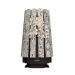 Дровяная банная печь Grill'D Cometa Vega 350 Window Max Stone (Серпентинит)