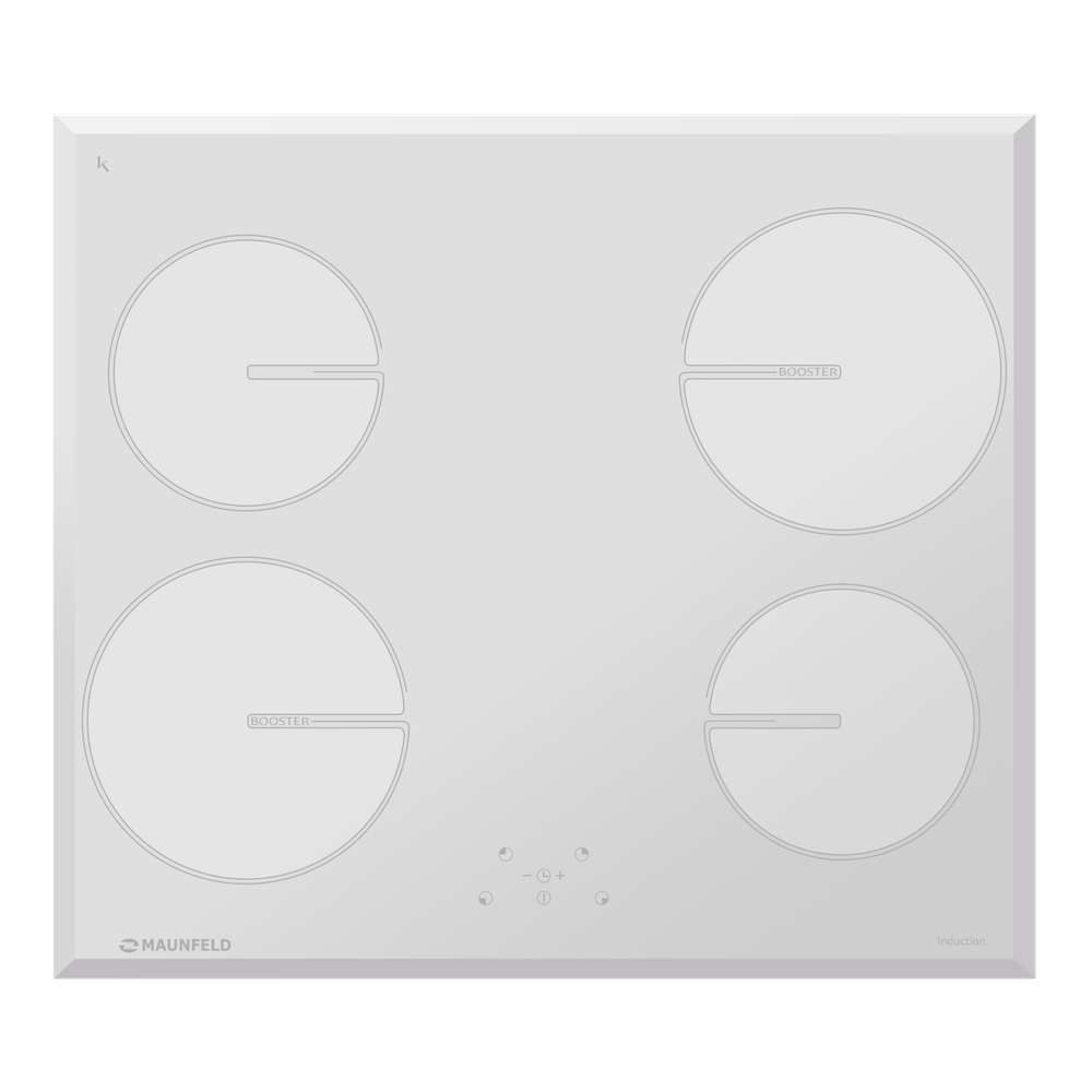 Встраиваемая индукционная варочная панель Maunfeld MVI59.4HZ.2BT-WH