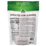 NOW Foods, Сырой миндаль, несоленый, 454 г