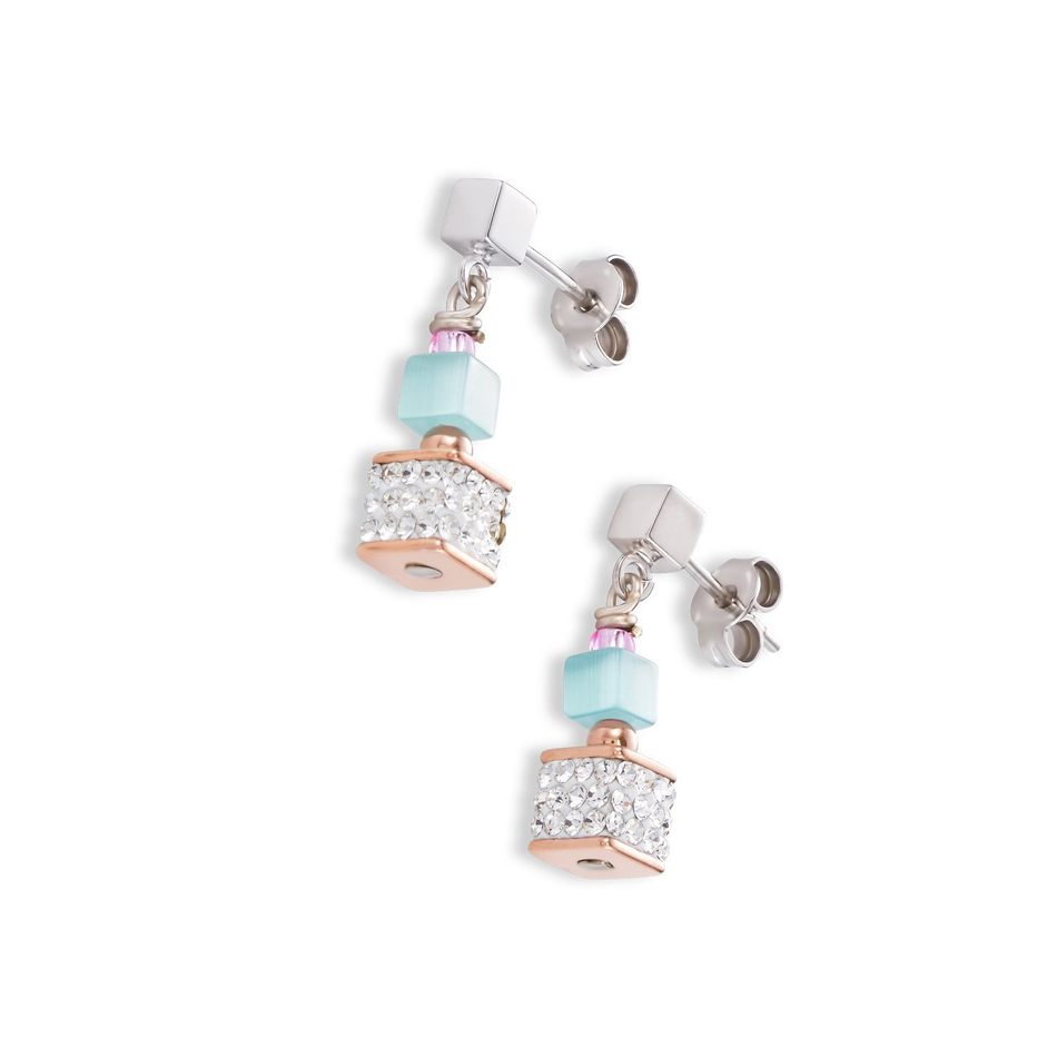Серьги Coeur de Lion Multicolour Couture 2 4963/21-1575 цвет голубой