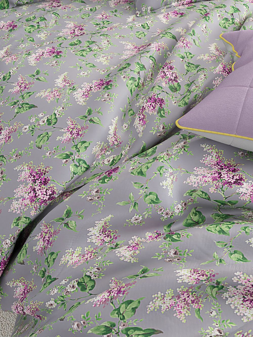 Простынь Сказка "Сирень" 200х215 см, перкаль
