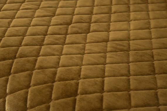 Натаниэль (горчичный) Покрывало 240х260