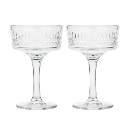 MILLIMI Набор бокалов Бенэ элегант, 2 шт, 250 мл, стекло
