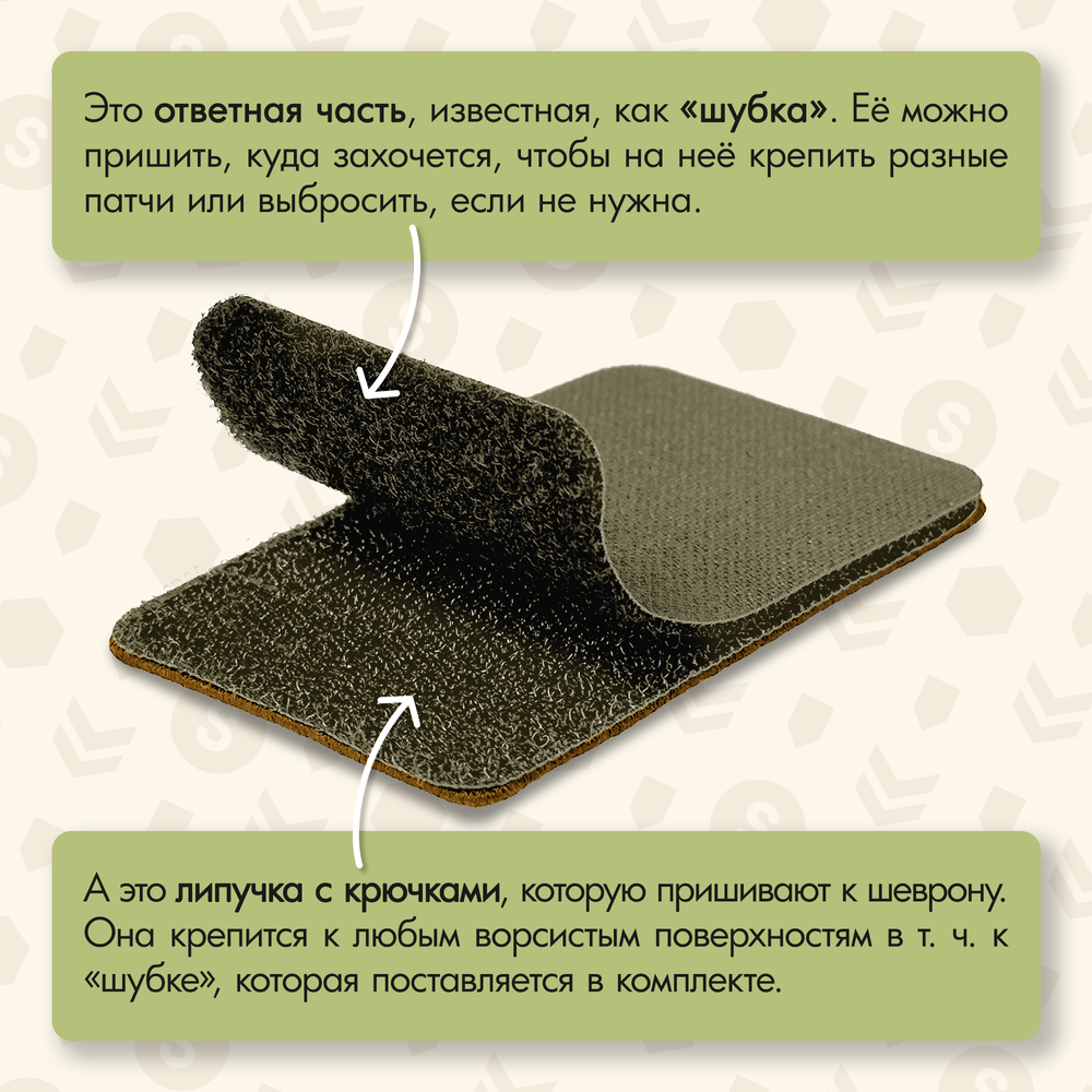 Нашивка на одежду, патч, шеврон на липучке "Прекрати стонать" (Олива) 7,9х6,4 см