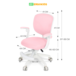 Стул для школьника Ergokids Soft Air Plus с подлокотниками