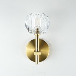 Бра Boule De Cristal Single Sconce Brass By Imperiumloft