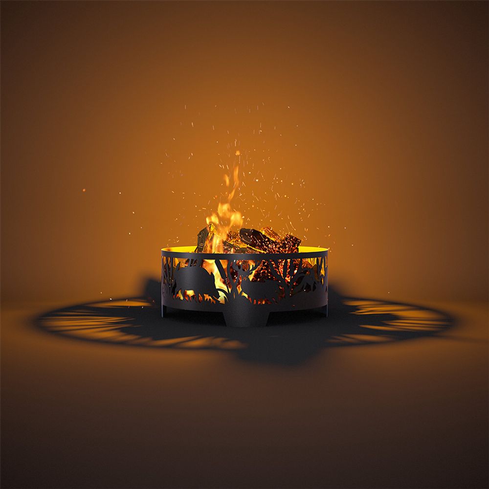 Очаг узорный "Лес" D 60