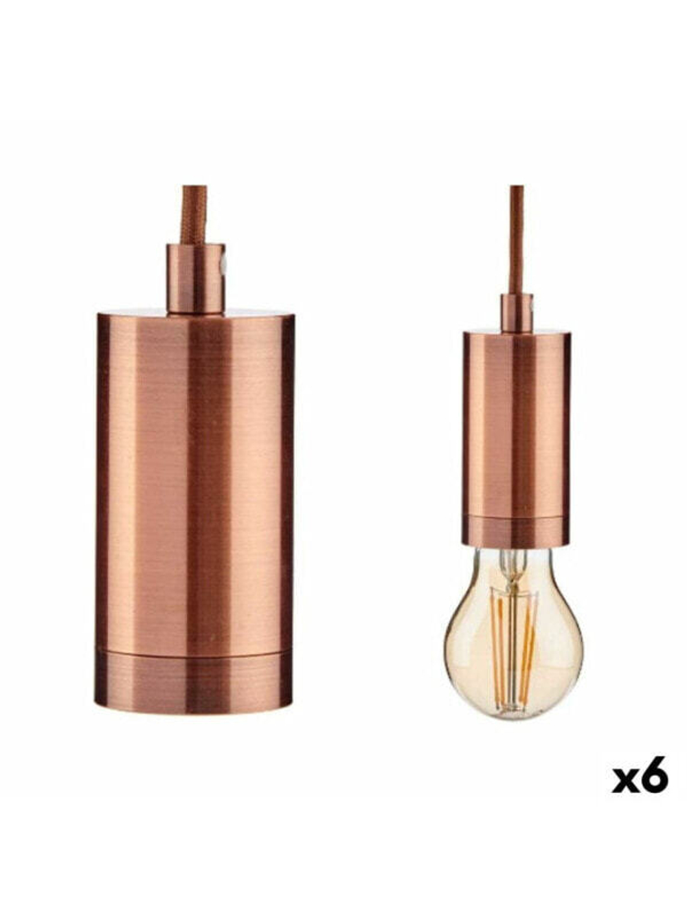 Потолочный светильник Gift Decor Бронзовый 60 W (6 штук)