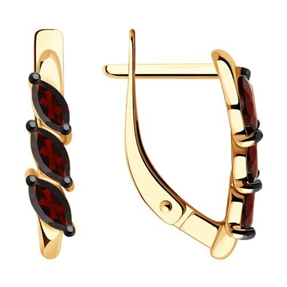 Серьги из золота 585 пробы