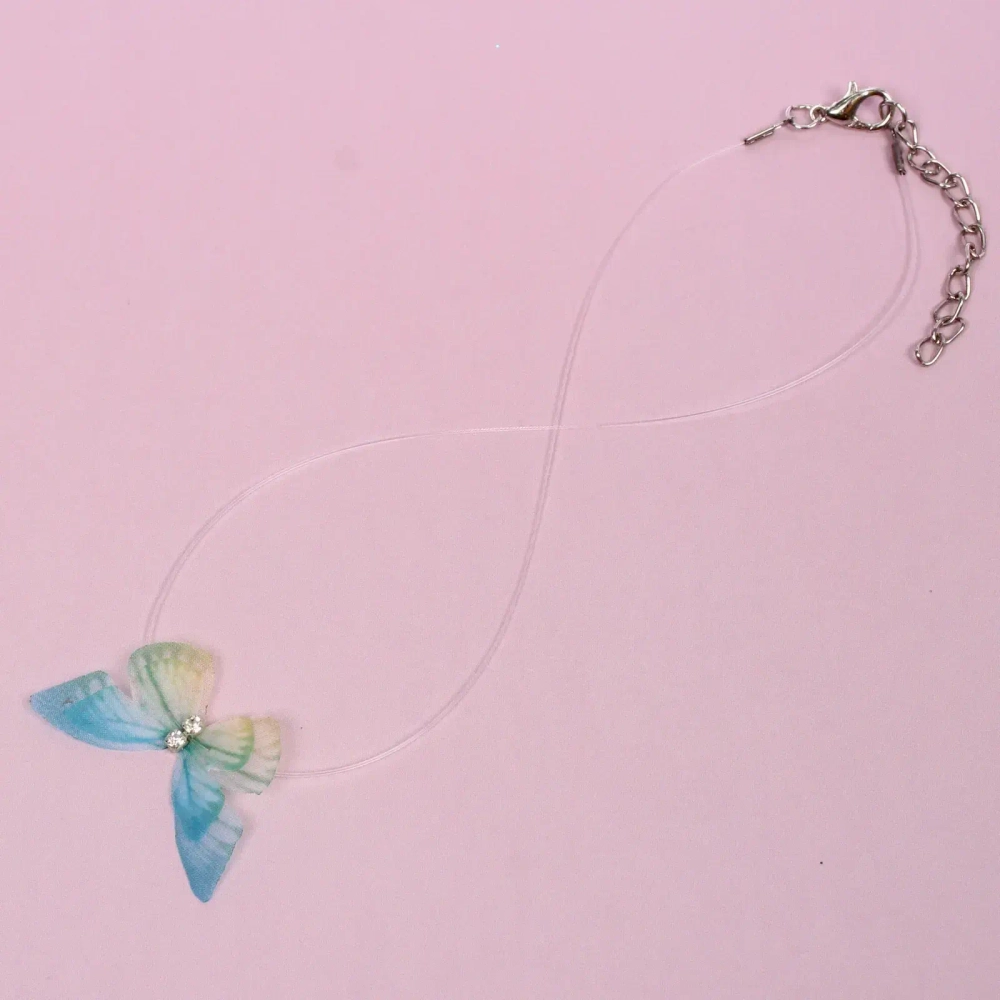 Подвеска на шею на леске «Butterfly», цвет микс, 2,5*2,5см