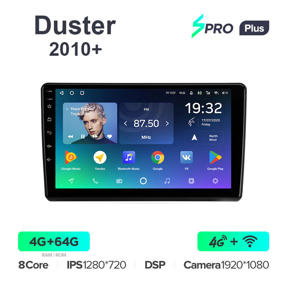 Teyes SPRO Plus 9"для Reno Duster 2010+