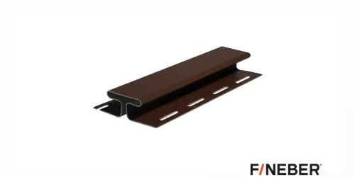 Соединительный H-профиль для сайдинга FineBer Extra Acrylic Могано 3050 мм