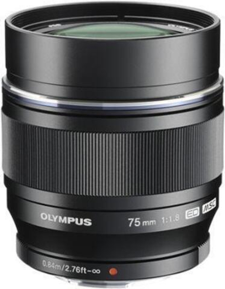 Объектив Olympus M.Zuiko Digital ED 75mm F1.8 черный