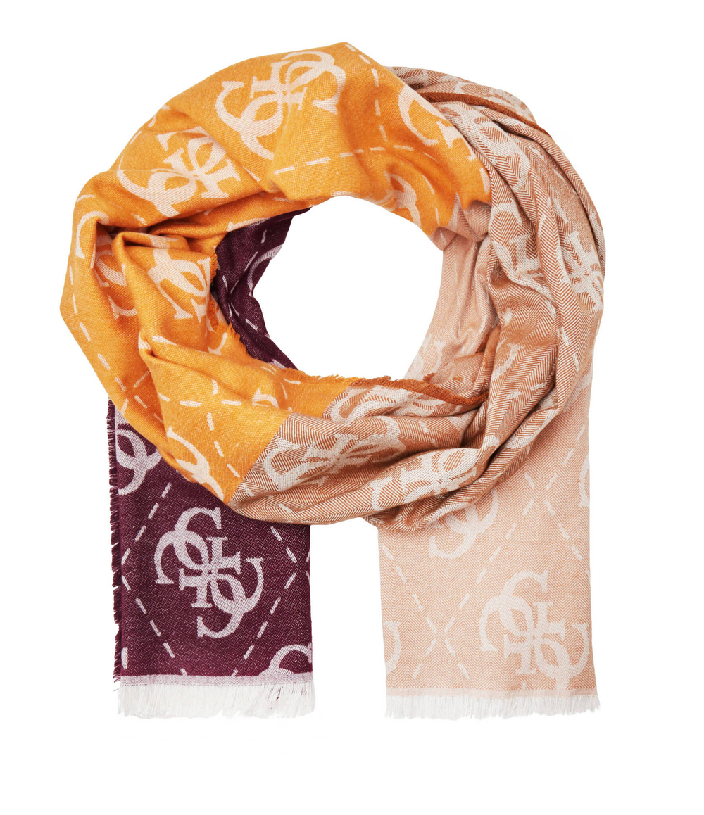 Шаль ECO BRENTON 70X190 Guess - оранжевый(AW9963 POL03)