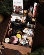 Подарочный набор сладостей в закрытом деревянном ящике №2