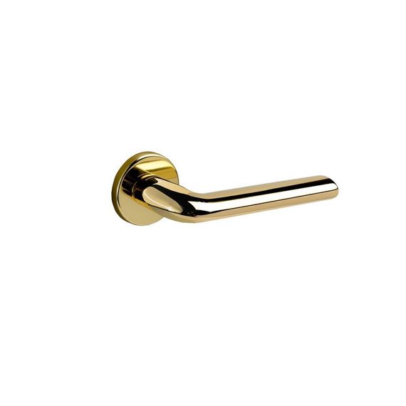 Дверная ручка Comit Profil Doors Stilo на розетке RO02 золото глянец