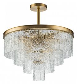 Люстра на штанге Belfast Harland 6308-6 BR CL