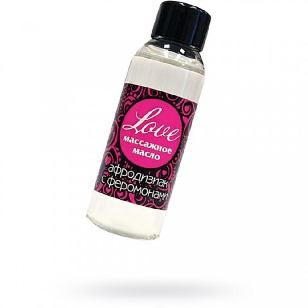 Массажное масло с феромонами LOVE, флакон, 50 мл