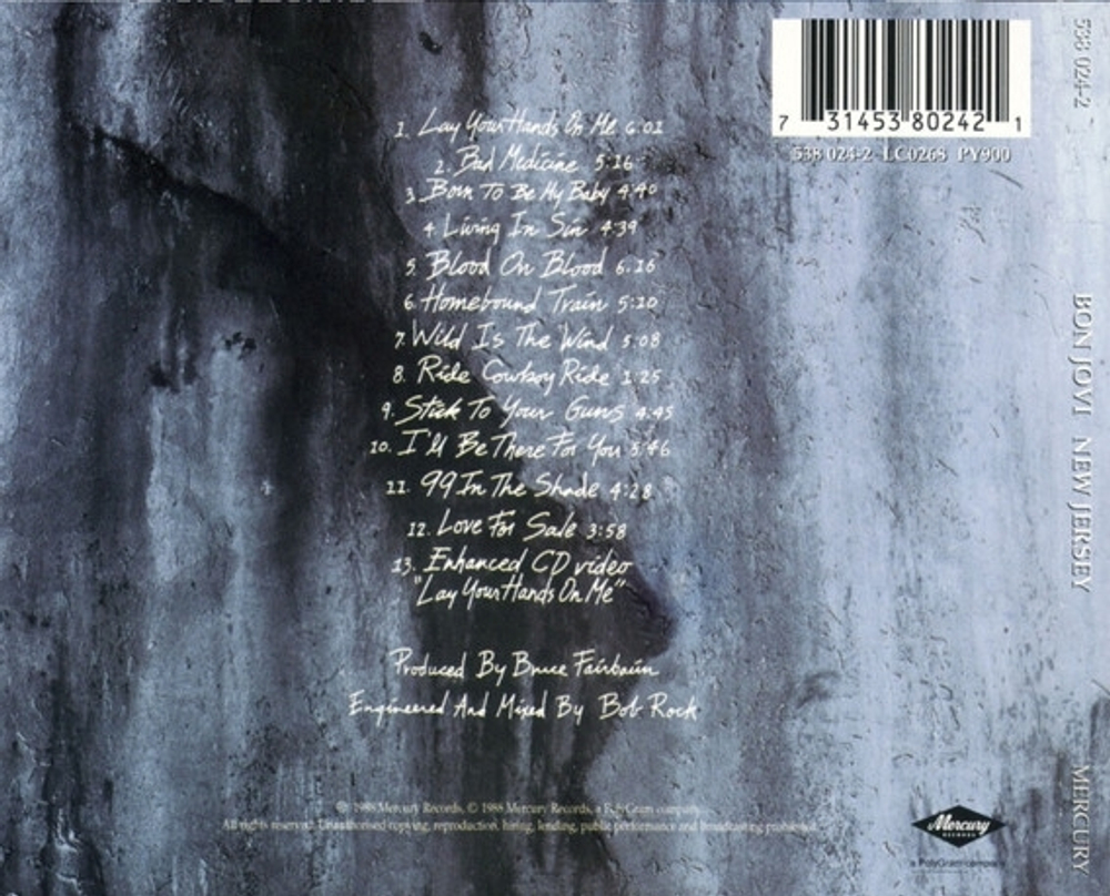 Bon Jovi / New Jersey (CD)