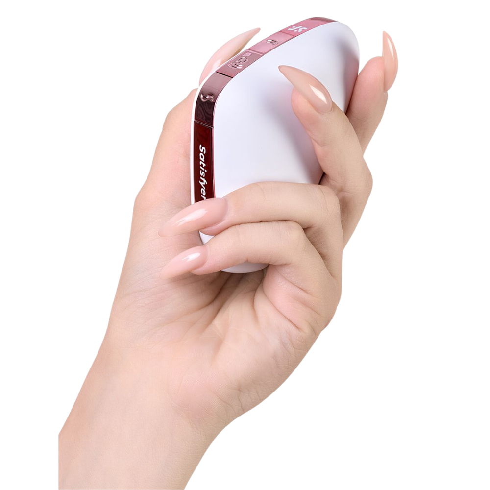 Вакуумный стимулятор клитора с закрывающимся корпусом Satisfyer Love Triangle