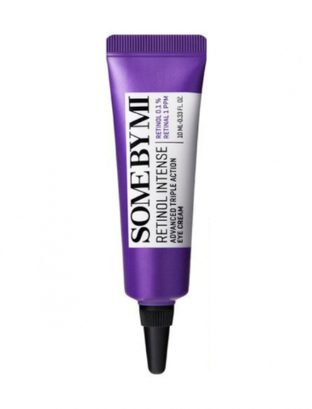 SOME BY MI RETINOL INTENSE ADVANCED TRIPLE ACTION EYE CREAM [POUCH] Интенсивный крем для кожи вокруг глаз с ретинолом 10мл