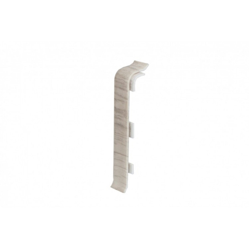 Соединитель для плинтуса ПВХ Aberhof 70мм, 7013 Ясень Северный (2 шт)