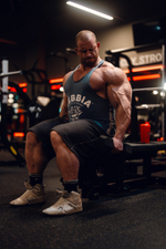 Майка Washed Muscle Back Stringer GOLDEN AGE 791 синяя
