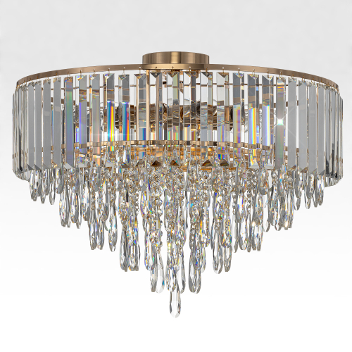 Citilux LEONNA CL320192 Люстра хрустальная Золото