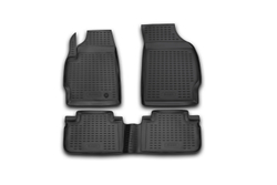 Коврики Standard, в салон FORD Escape 2007- , 3 шт. (полиуретан, чёрные) Element.ELEMENT1624210