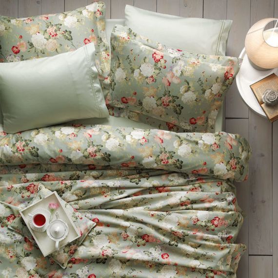 Постельное белье ANGELICA зеленый  deluxe TIVOLYO HOME Турция