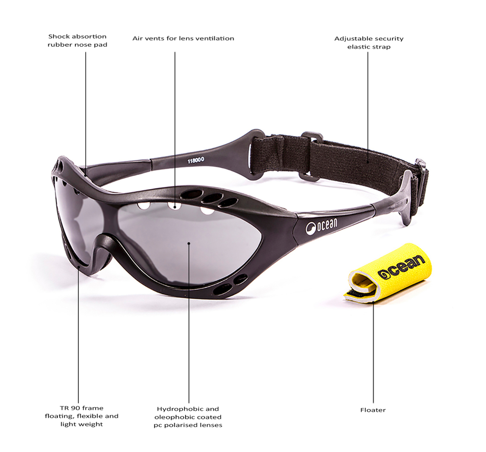 Спортивные очки OCEAN Costa Rica Red / Grey Polarized lenses