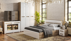 Шкаф 2-х створчатый Наоми ШК-20, белый